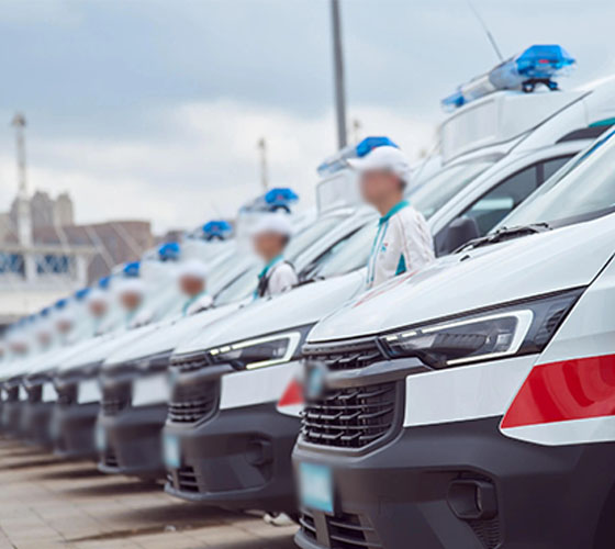 越西县服务车队展示